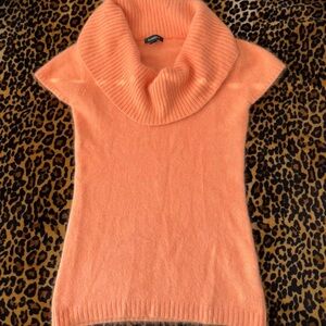 Bebe orange turtleneck / off shoulder sweater